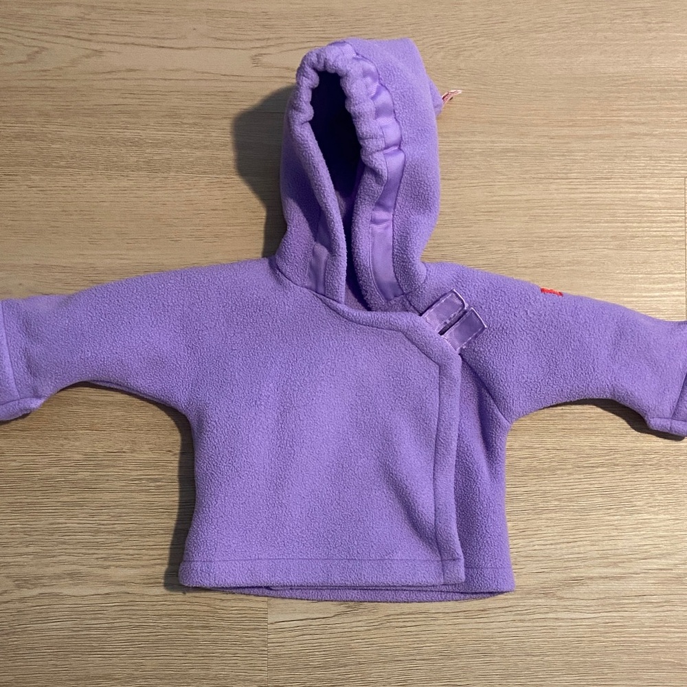 Purple Kids Hooded Jacket